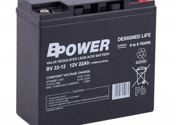 Akumulator BPOWER BV 22-12 12V 22Ah