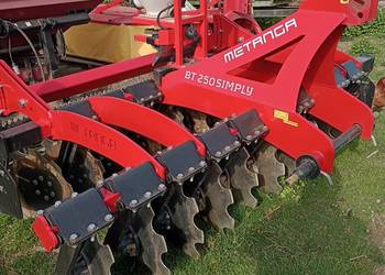 Brona talerzowa 2,5 m z siewnikiem