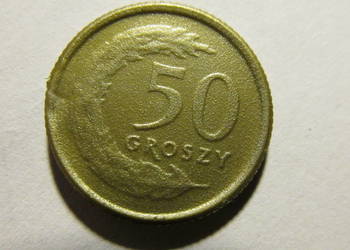MONETA 50gr 1992 (odwrócony orzeł)