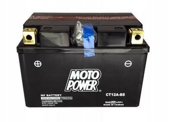 Akumulator motocyklowy MotoPower CT12A-BS YT12A-BS 12V 10Ah