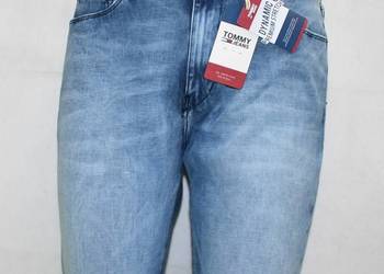 Tommy Hilfiger damskie jeansy T.J. Sylvia rurki wysoki stan - W30/L30 nowe