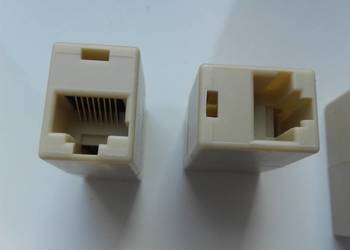 Łącznik LAN RJ45, Cat 5, cat5e, 8pin, żeńskie RJ45 z obu str