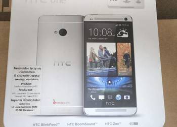 HTC One m801 n 2/32 GB srebrny smartfon wspaniały unikat