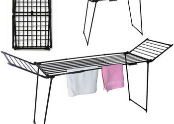 Suszarka na pranie odzież bieliznę stojąca rozsuwana balkonowa 27 metrów c…