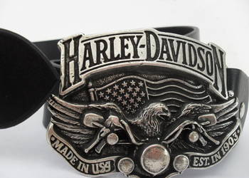 Klamra Harley Davidson pasek kierownica motor orzeł
