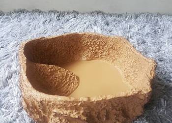 Kamienna miska dla gryzoni gadów do terrarium defekt