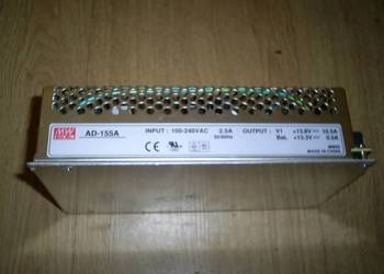 Zasilacz buforowy Mean Well AD-155A 13,8V 10.5A,155W
