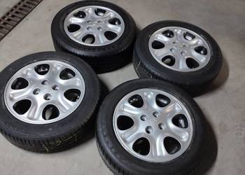 KOŁA 15 4X100 ET 38 OPONY 15/185/60 KUMHO