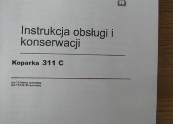dtr instrukcja obsługi koparka caterpillar 311c i inne