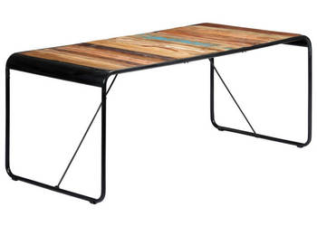 Stół do jadalni 180 x 90 x 76 cm lite drewno z odzysku WM-247862