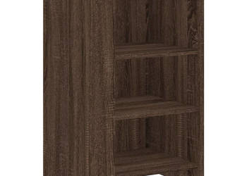 Szafka brązowy dąb 45x35x75 cm materiał drewnopochodny WM-848387