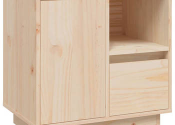 Szafka nocna 50x34x50 cm lite drewno sosnowe WM-814479