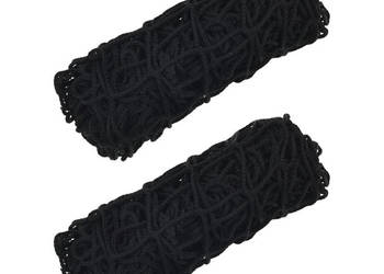 Siatki na siano 2 szt. prostokątne czarne 150x90 cm PP WM-4012305