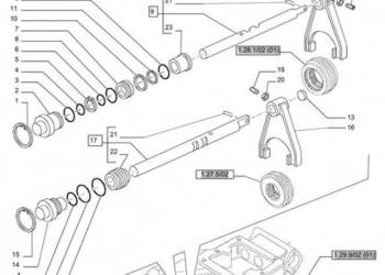 New Holland T6010 T6090 T6070 Pręt 47127527