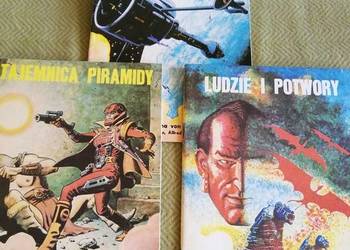 Komiksy - Tajemnica piramidy, Ludzie i potwory, Planeta pod kontrolą. 240 z