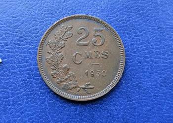 Stare monety 25 centym 1930 Luksemburg