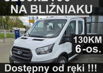 Ford Transit 6-os Skrzynia na bliźniaku 3800x2100 Hak 130KM Podwójna kabin…