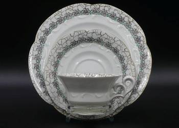Urokliwe trio Tułowice Tillowitz, 1928 - 45, piękne ucho, UNIKAT!!!