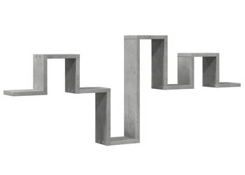 Półka wisząca szarość betonu 1045x10x43 cm WM-840726
