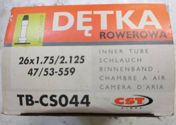 Dętka rowerowa 26/1.75,  2.125. 45/53-559 zawór Dunlop