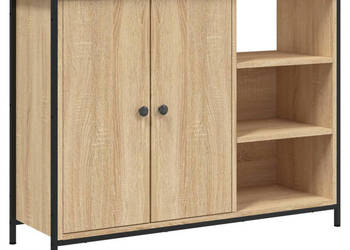 Szafka dąb sonoma 100x33x75 cm materiał drewnopochodny WM-835550