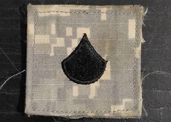 Naszywka stopień rzep velcro UCP Private first class
