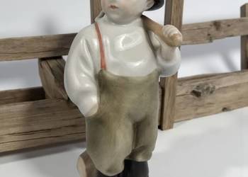 Chłopiec z dzbanem art deco Andreas Sinko Zsolnay lata30te wys.19cm