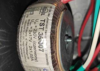 Transformator toroidalny TST 35/007 2x17V(2x1,02A)