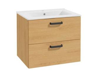 Zestaw szafka z umywalką Luki New 60 cm dąb BRICOMAN