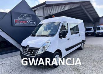 Renault Master średniak 7 osobowy L2H2 brygadówka doka