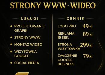 Profesjonalne Reklamy, Grafiki, Strony WWW i Wideo – Od 49 zł – Szybkie Rea