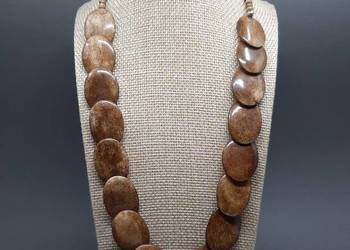 Naszyjnik w odcieniach brązu