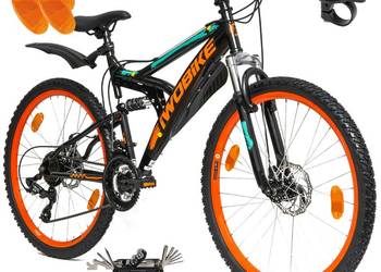 Rower Męski Damski Górski 26" MTB IWOBIKE Shimano Tarcze Full Amory