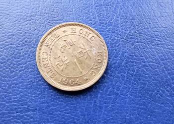 Stare monety 10 cent 1964 Hong Kong