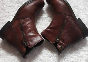 Skórzane trzewiczki damskie TAMARIS, WOJAS. PIKOLINOS.