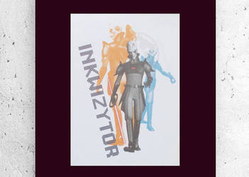 plakat inkwizytor gwiezdne wojny, star wars obrazek 21x30, star wars poster