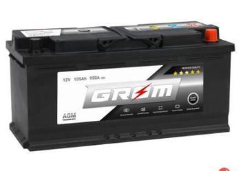 Akumulator 105Ah 950A  GROM AGM START&STOP Prawy Plus