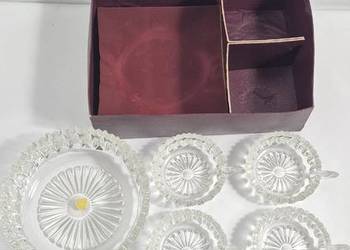 Elegancki Komplet Deserowy KRISTAL – 7 Elementów – Vintage