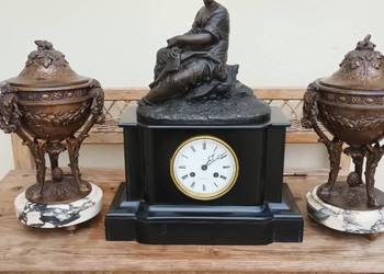 Kominkowy zegar francuski Napoleon