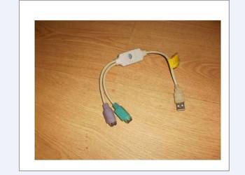 adapter myszki i klawiatura ps do usb