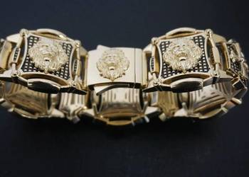 Złota Niespotykana Super Bransoleta - 178G