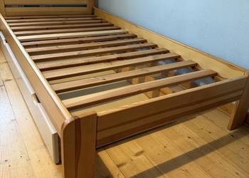 Łóżko drewniane 100x200 z szufladą