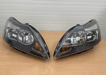 Reflektory przód kpl Ford Focus mk2 FL czarne
