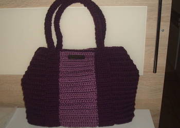 Duża torebka rękodzieło handmade nr. 7