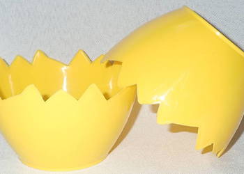 Skorupki Osłonki miski na stroiki JAJKA skorupka 12cm WD