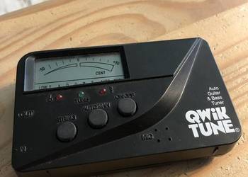 QWIK TUNE auto guitar & bass tuner gitary basowej strojenie