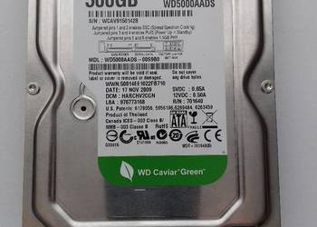 Dysk HDD 500gb SATA 3,5" WD5000AADA