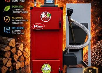 Kocioł piec c.o. na pellet drewno 15kW do 160m2 dostawa 0zł pompa gratis