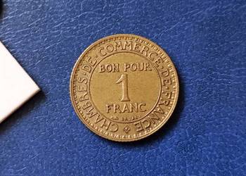 Stare monety 1 frank1922 Francja