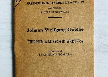 Johann Goethe - Cierpienia Młodego Wertera opracowanie